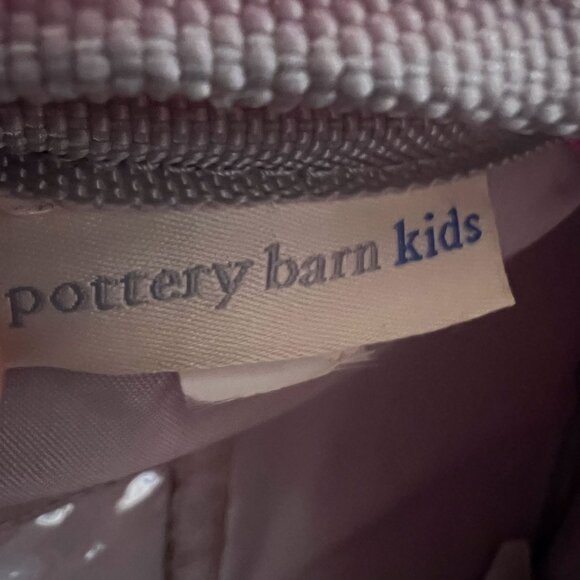 Pottery Barn Kids Mackenzie Small Pink Orange Dot Backpack School Bag - Picture 7 of 14